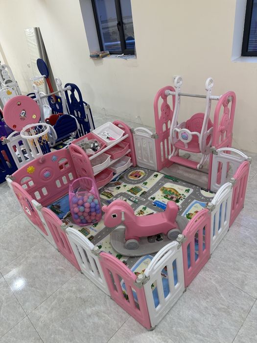 Detskiy ploshadka bolalar oʻyingoxi keng asartimentda