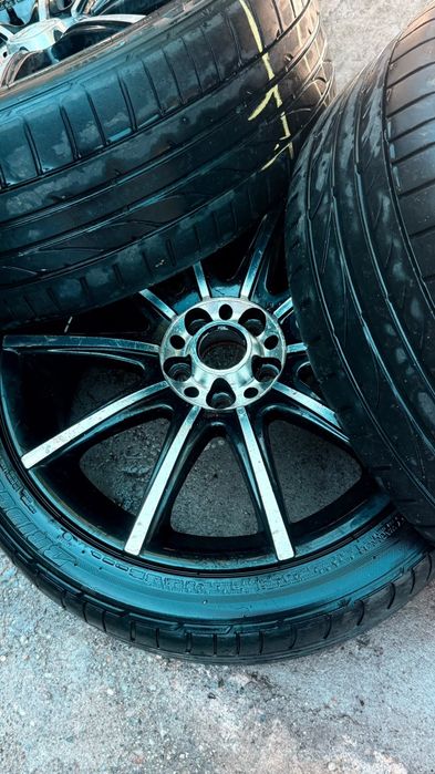 Set 4 jante aliaj R17 cu anvelope Bridgestone Potenza 205/40 R17