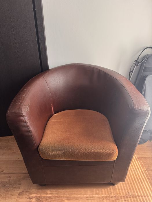 Fotoliu din piele
