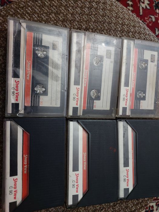 АуодиоКассеты 6 штук Sharp