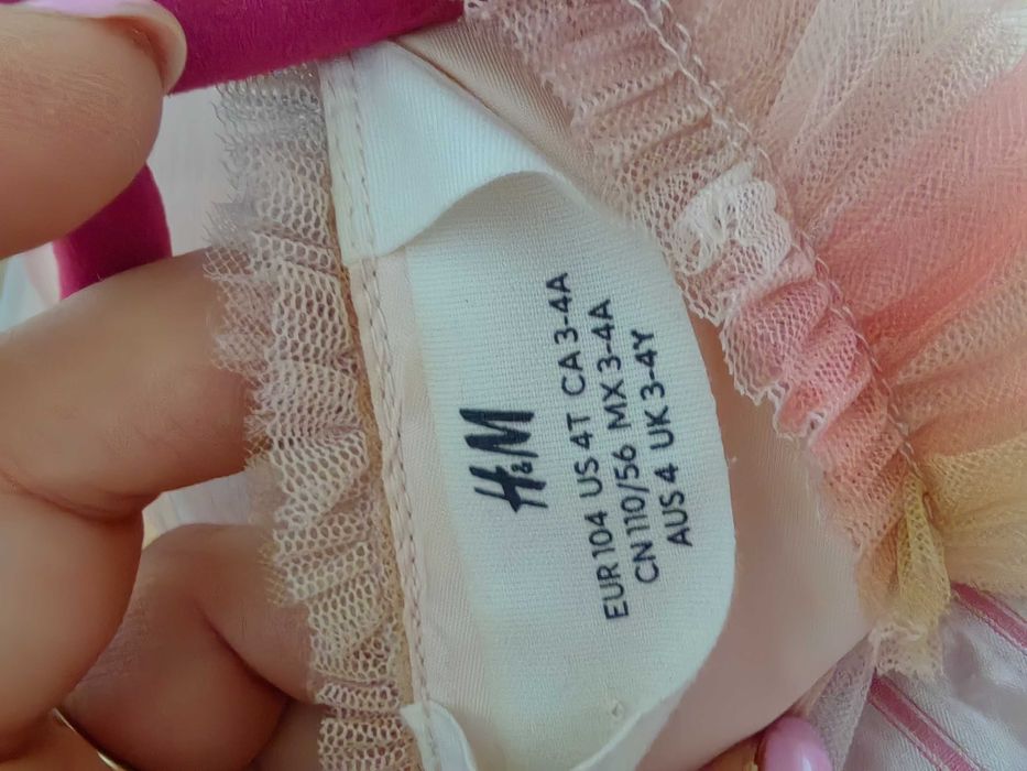 Детска рокля 110 размер H&M
