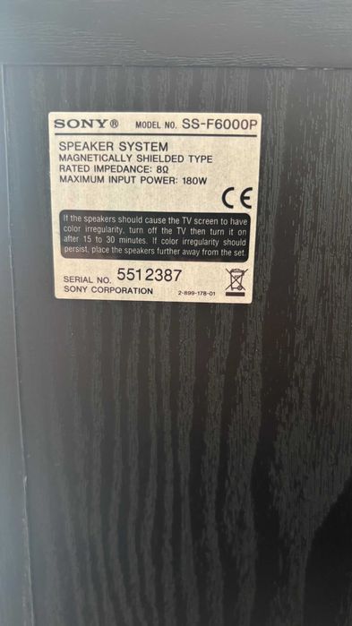 Receiver Denon AVR-1611 si boxe sony