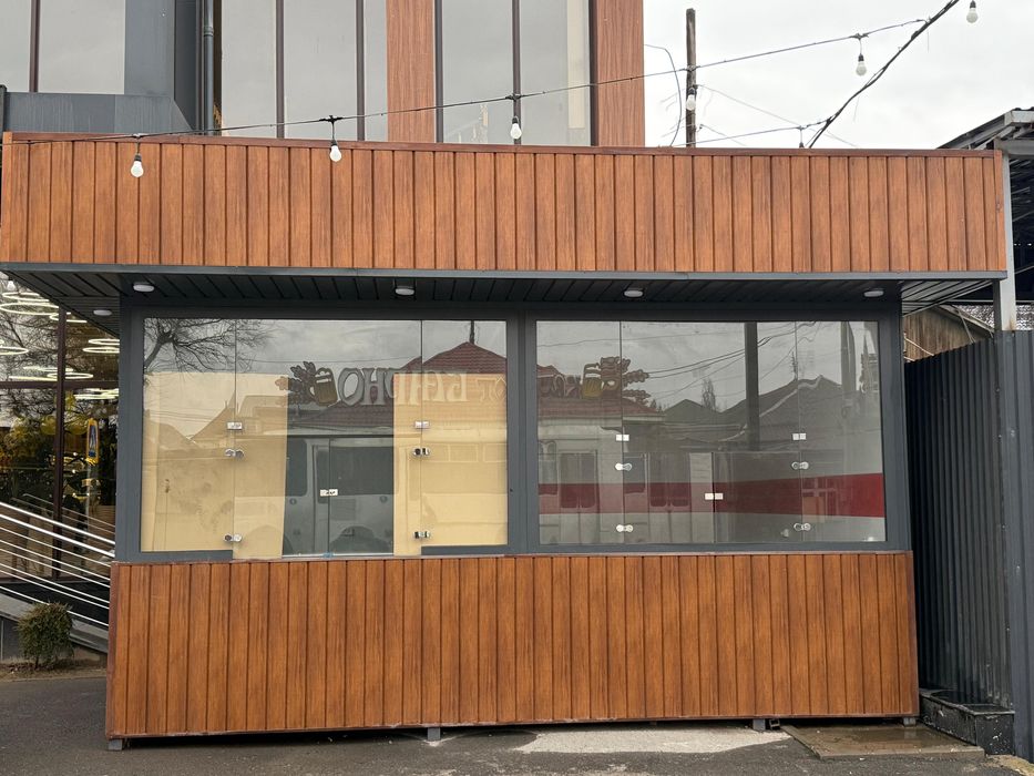 Будка для фаст фуда и мороженное