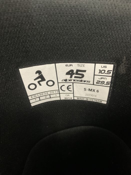 Ботуши Alpinestars S-MX 6 45