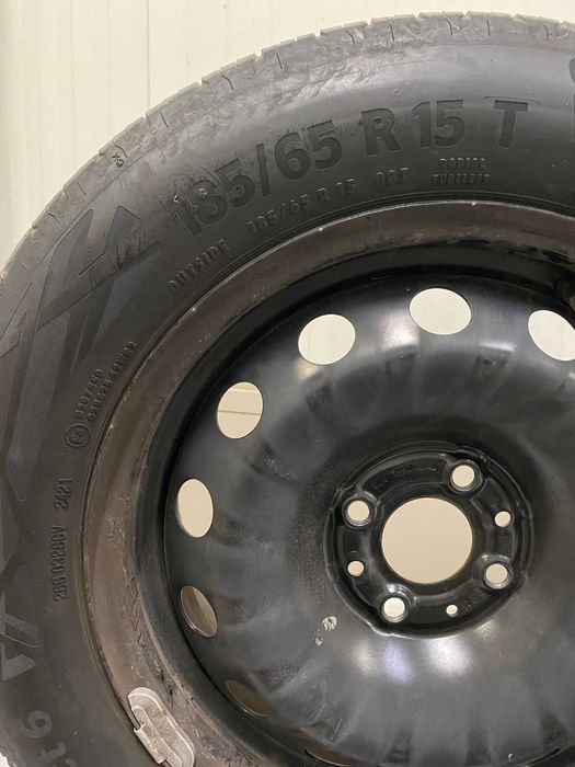 4 Летни Гуми Continental с джанти и тасове Fiat 185/65 15R DOT2421 Джанти 4*98