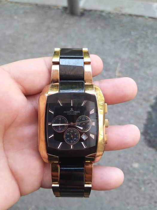 Ceas Jacques Lemans Ceramic Chronograph – Model 1-1391 – Original