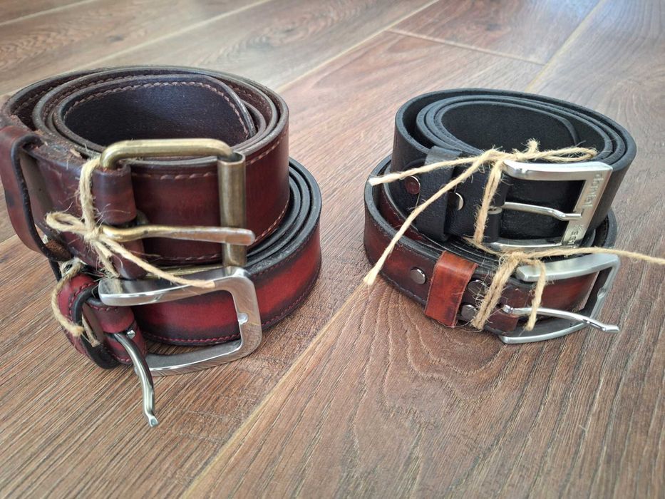 Мъжки ръчно изработени колани от естествена кожа