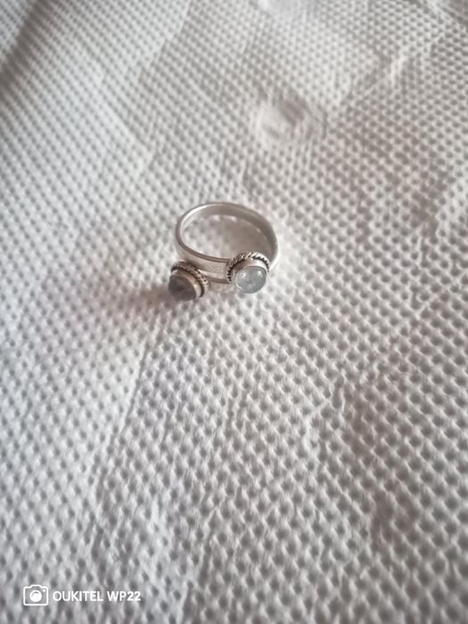 Сребърни бижута,колие,гривна и пръстен.