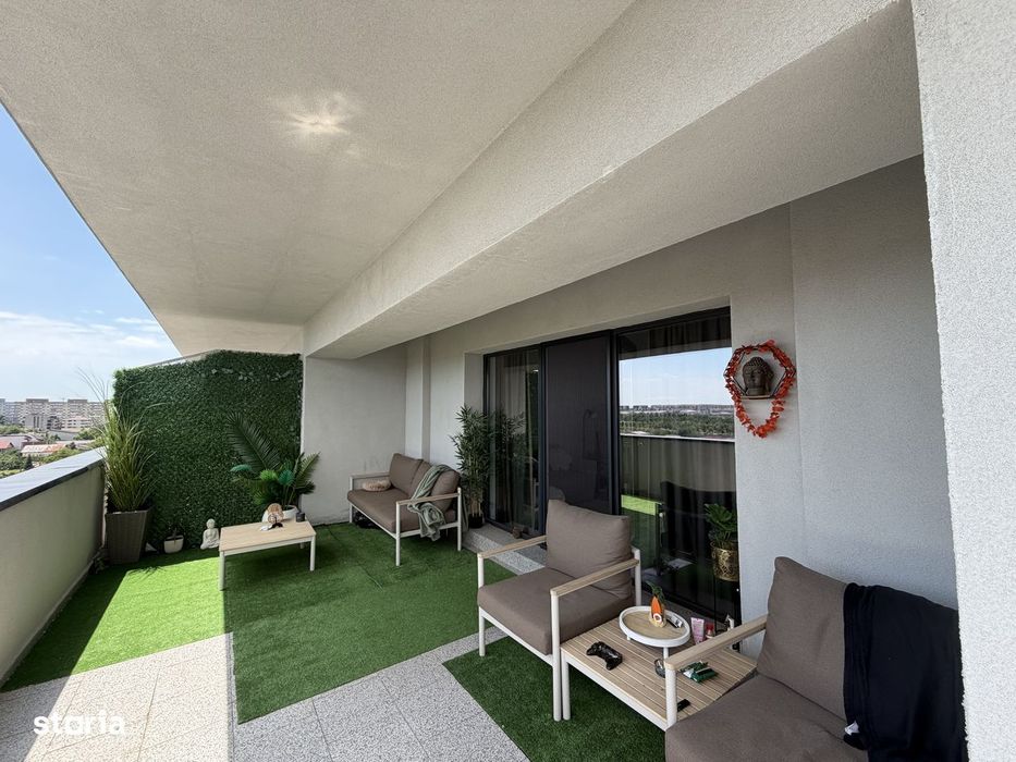 Titan. Apartament 2 camere . Terasă 27mp, Mutare imediată.