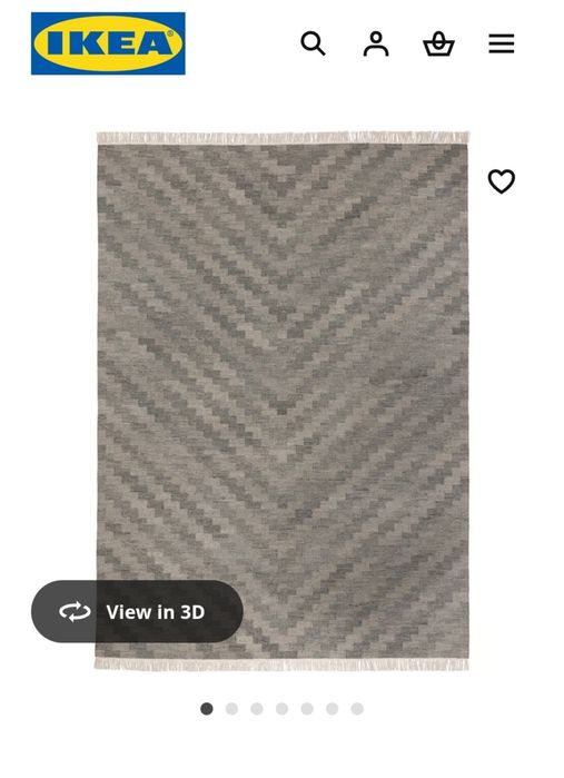 Covor IKEA din  lana NOU  240*300