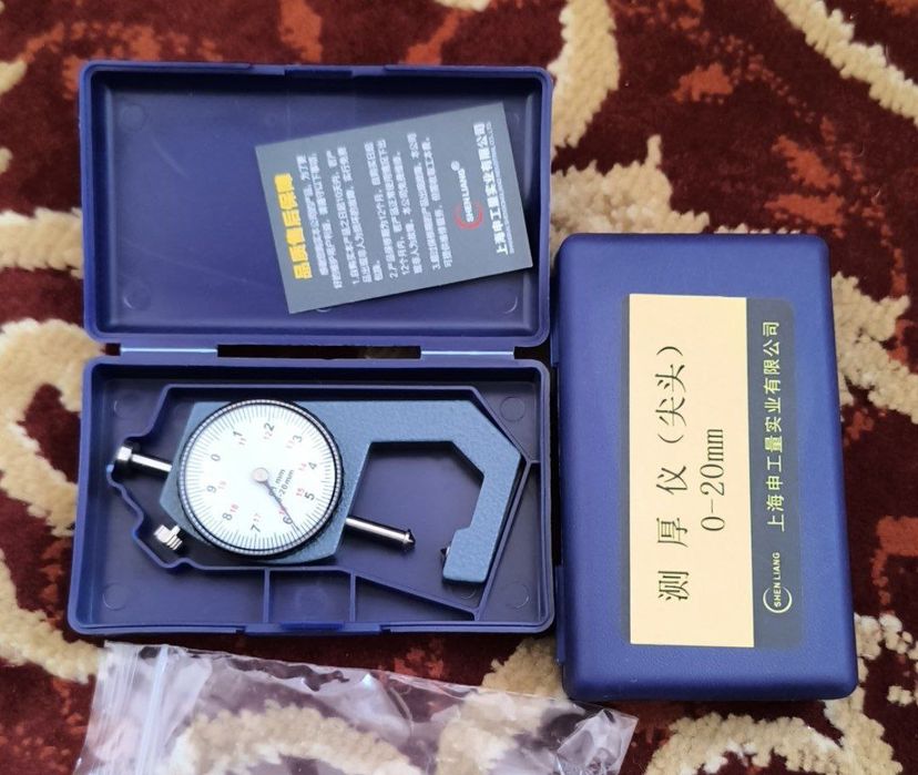 Микрометр от 0 до 20 мм.
