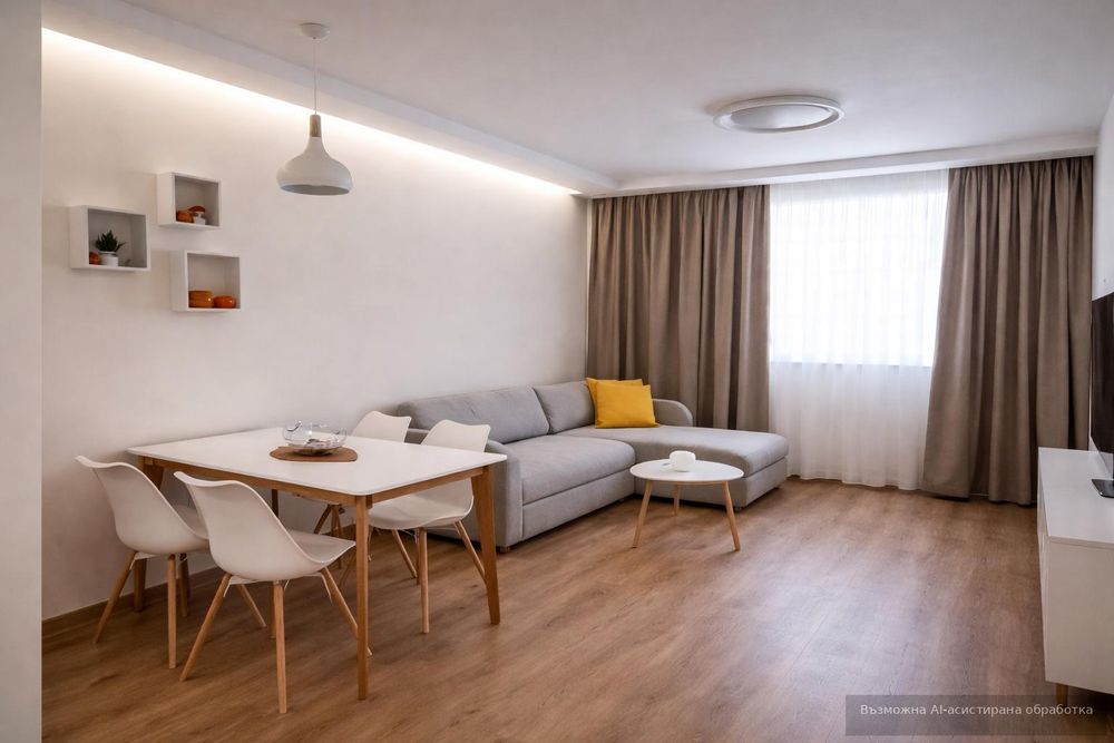 Двустаен апартамент под наем в кв. Съдийски