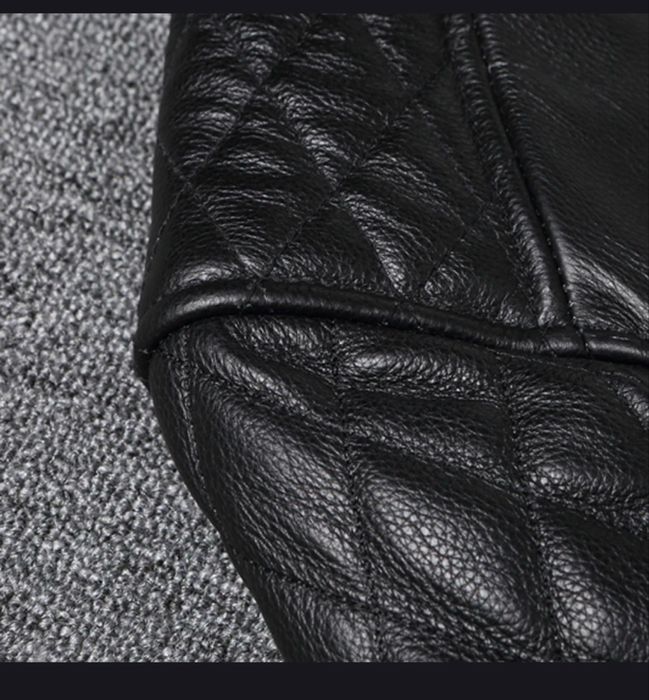 Мужская кожаная куртка. Мото куртка