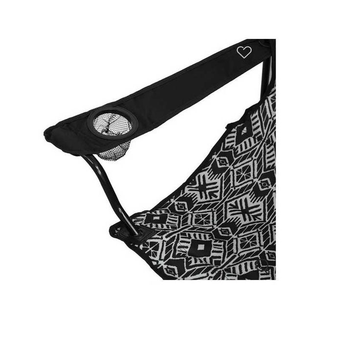 Сгъваем къмпинг стол Mercado Trade, С калъф, Сив-Черен