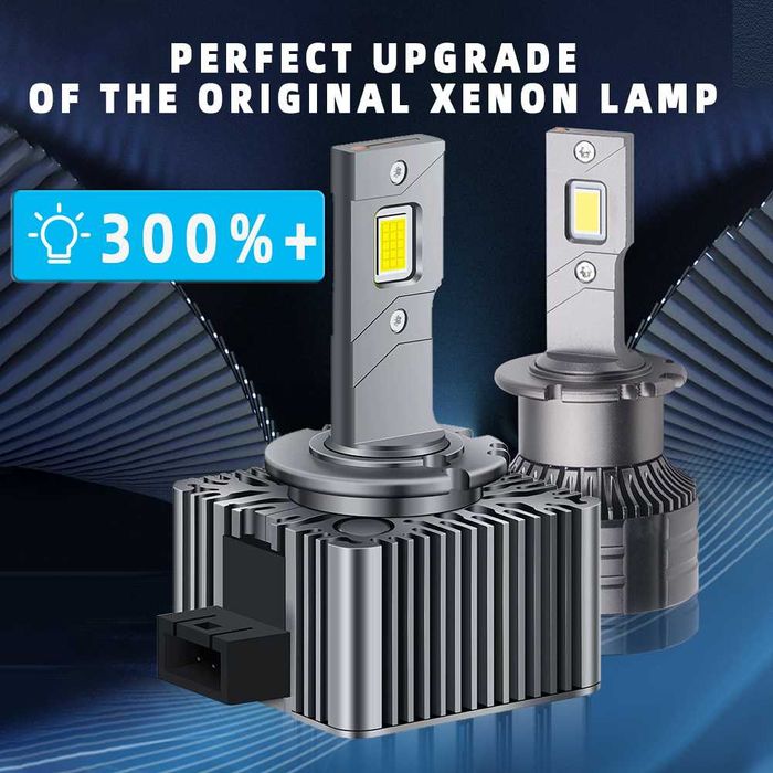 Комплект LED крушки за фарове . Заводски ксенон към LED