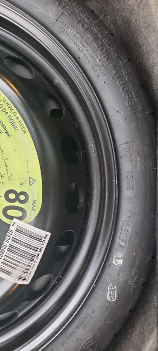 Roata rezerva slim vw,seat,skoda,audi 125/70/19 ,18 și pe16