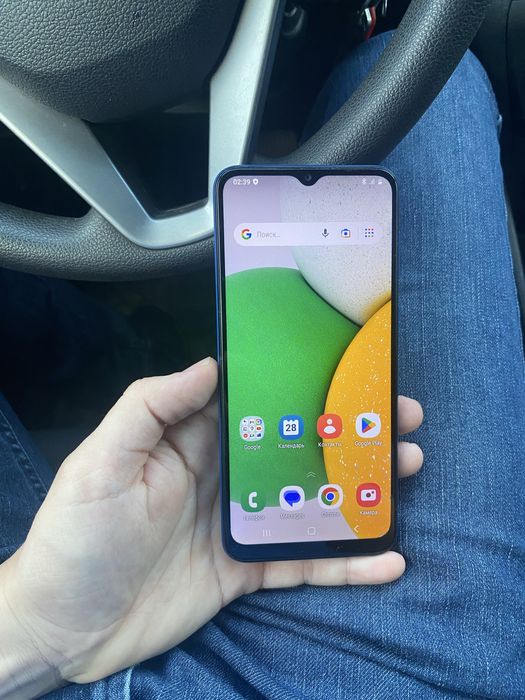 Samsung A03 почти новый телефон