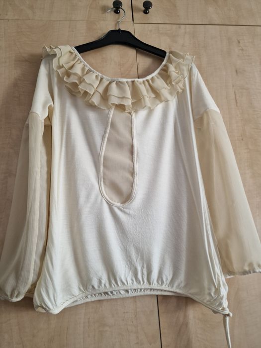 Bluza bej RVL marime S bumbac