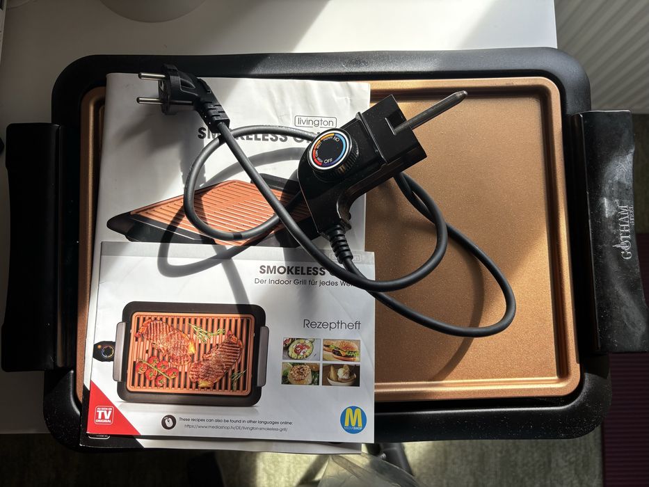 Grill electric smokeless Livington