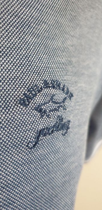 Paul & Shark Pique Cotton Italy Mens Size S ОРИГИНАЛНА Мъжка Тениска!