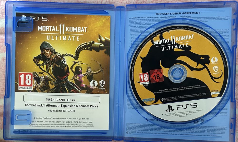 Игра на ps 5 Mortal kombat 11 ultimate