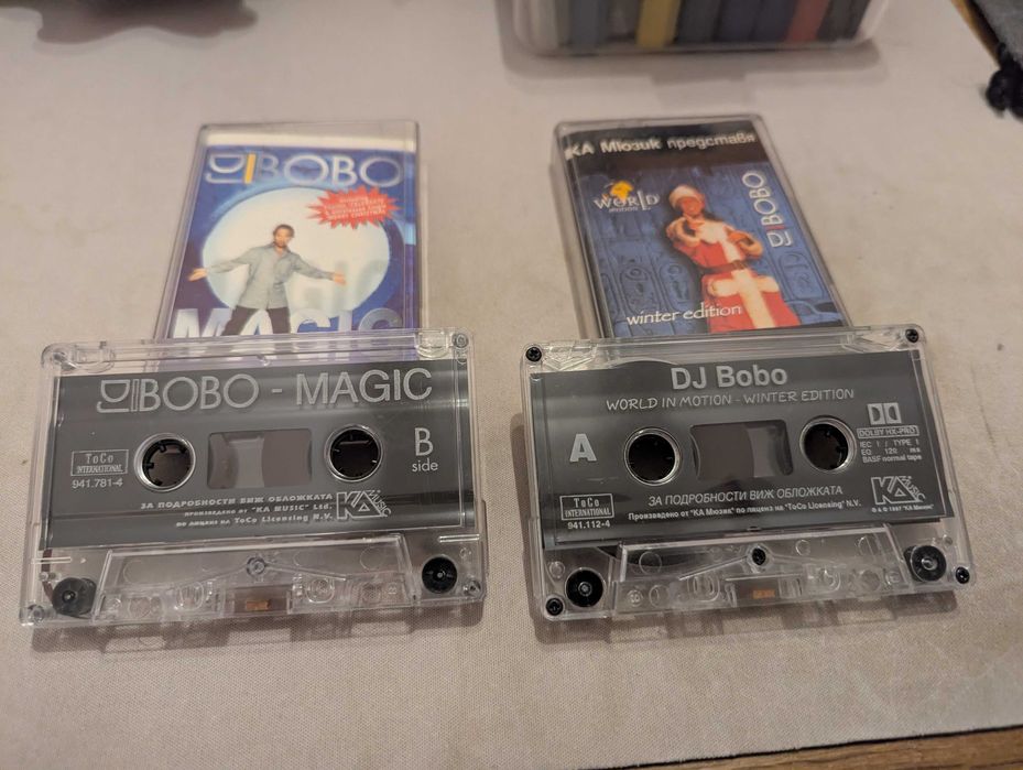 DJ Bobo - два албума на касетка - издания на Ка Мюзик