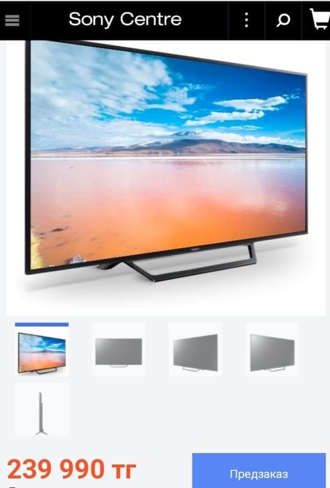 Смарт телевизор Sony 101см.