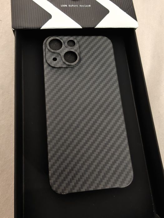 Iphone 13 mini husa fibra de carbon