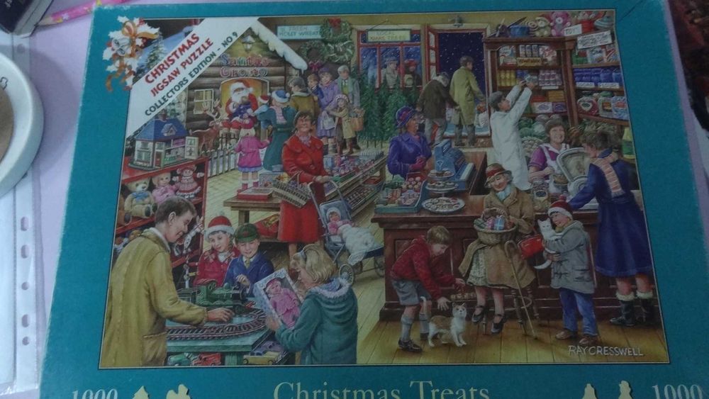 Коледен пъзел , 1000 части.