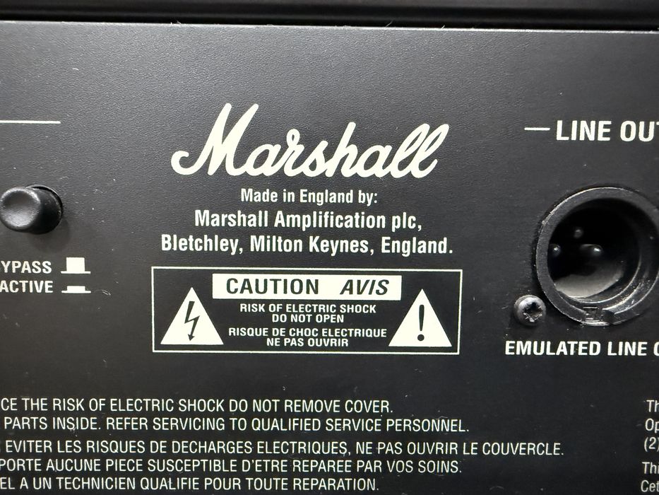 Marhall JVM410 с кабинетом A1960 Lead