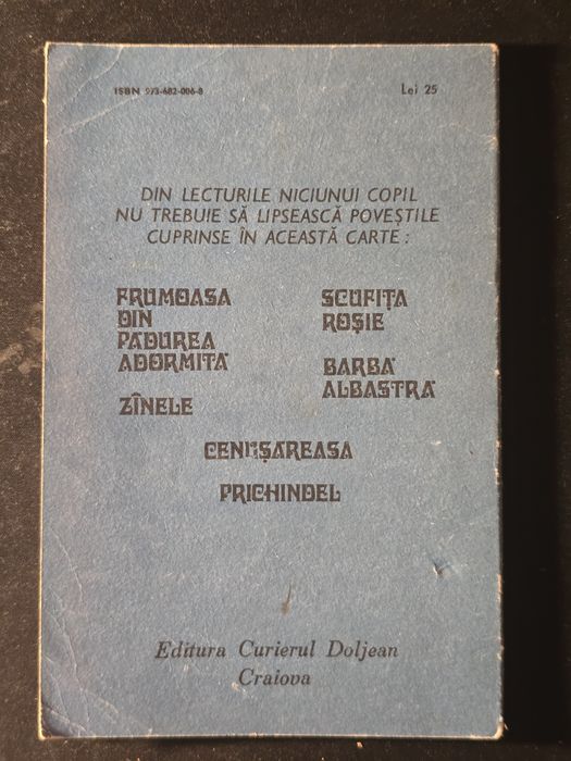 Cenusareasa, carte
