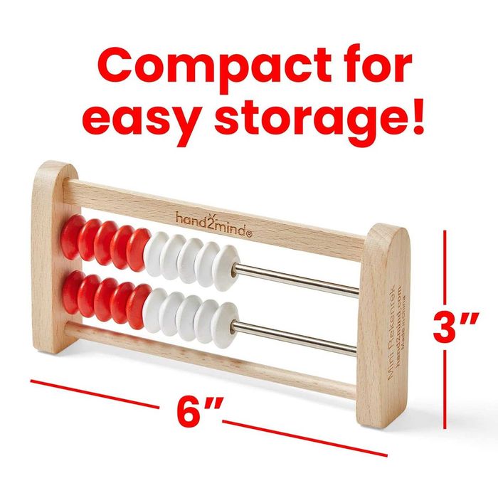 Детска образователна играчка, двуцветно сметало абакус, комплект от 25