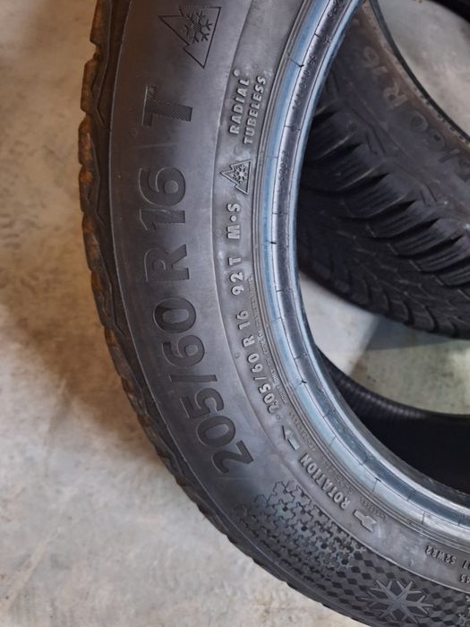 7.1мм! 3 бр 205 60 16 Continental wintercontact ts 870