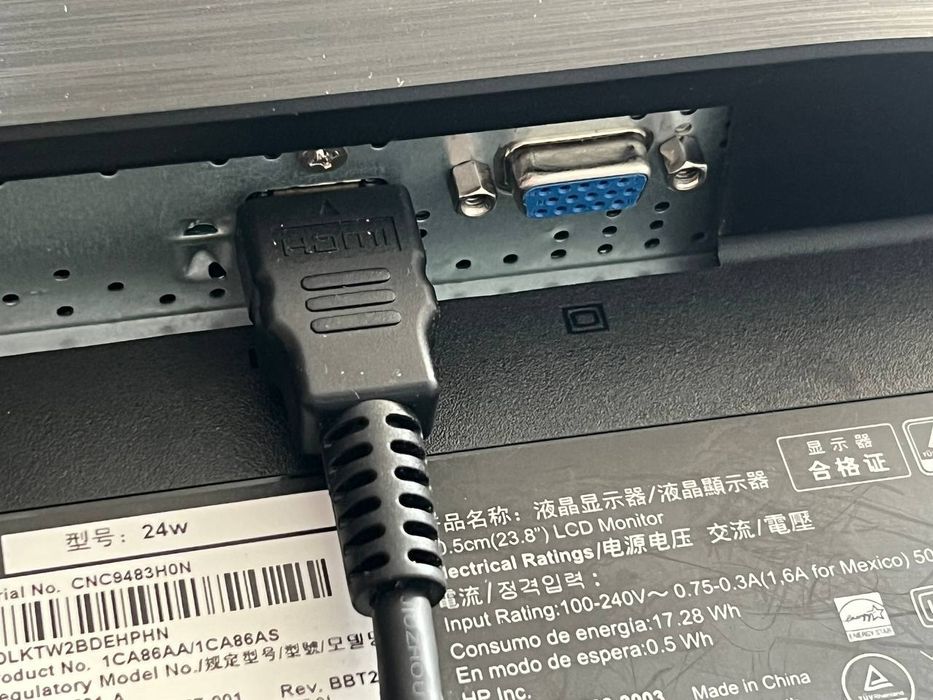 Монитор 24 дюйма HP HDMI Full HD