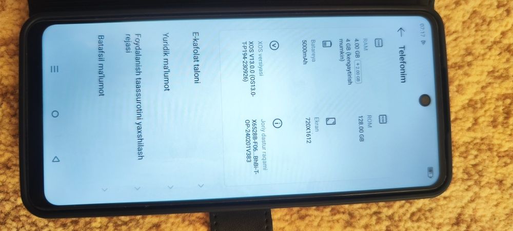 Infinix HOT40i 128gb