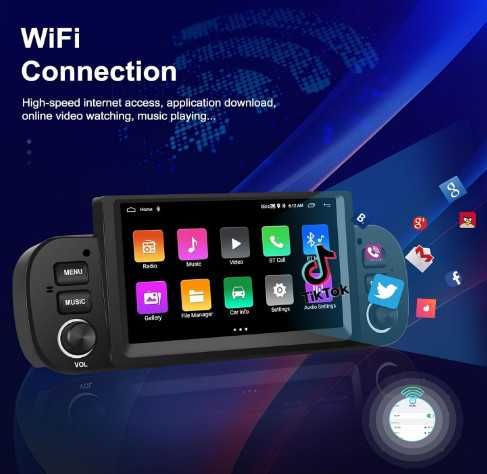 CAMECHO мултимедия за Fiat Panda 2013-2020, 1+32G, Android 13