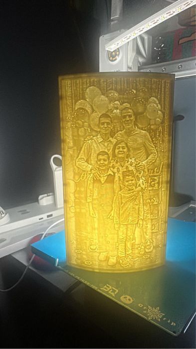 Персонализирана литография – уникален 3D принтиран подарък