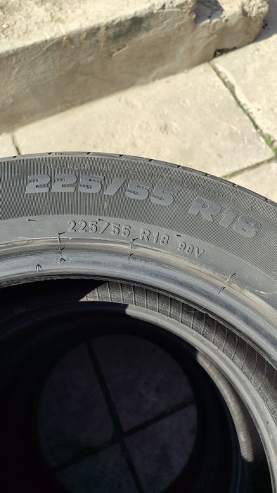 Шины, летние. Б/у. 225/55/18