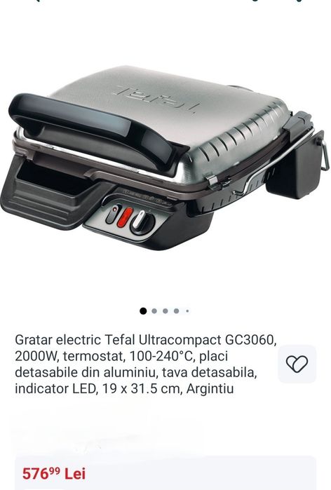 Gratar electric Tefal GC3060