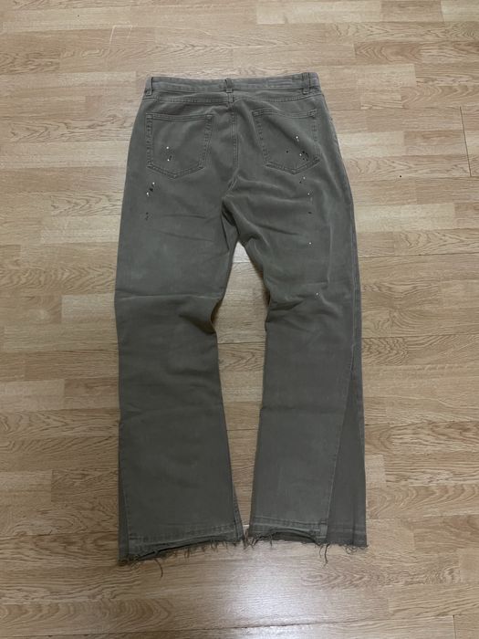 Zara Flared Jeans Khaki