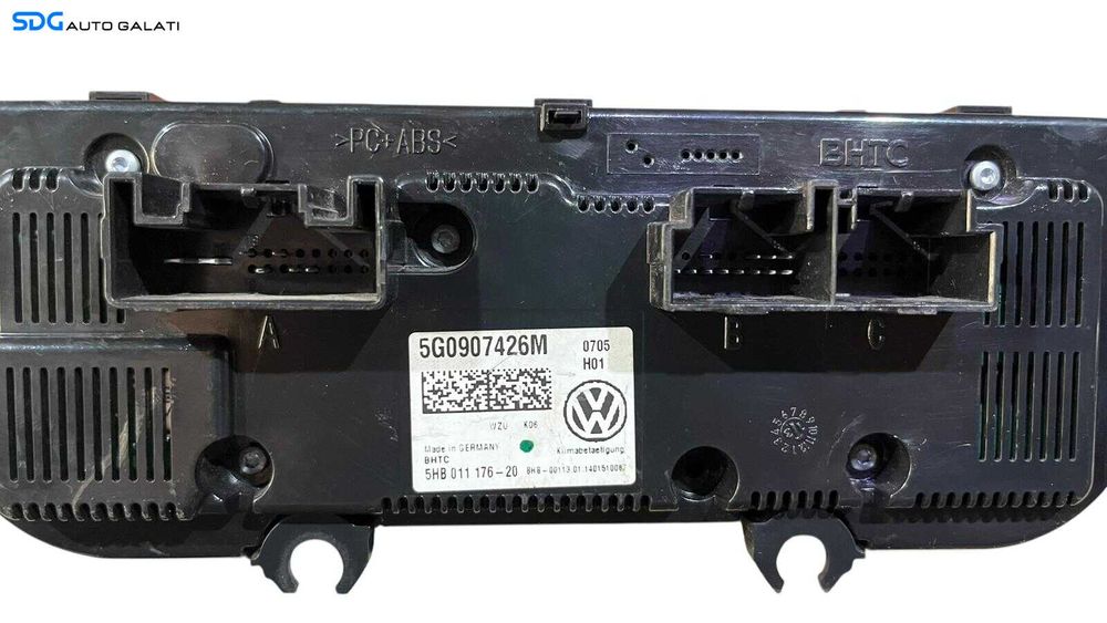 Panou Modul Unitate Comanda AC Aer Conditionat Clima Climatronic Volkswagen Golf 7 2013 - 2017 Cod 5G0907426M [LC1201]