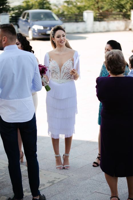 Vând rochie alba cununie