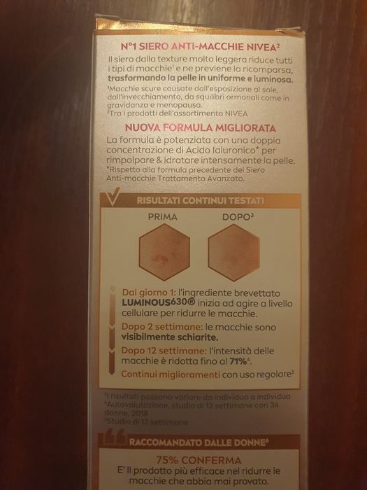 Vand ser anti pete Nivea Cellular Luminous