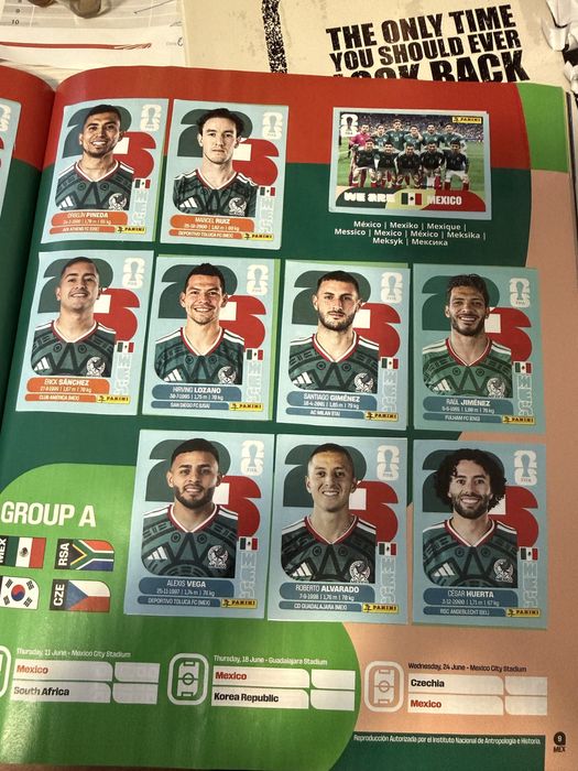 Vand album panini cupa mondiala 2026 90%