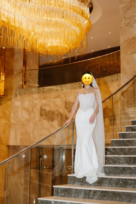 Шикарное свадебное платье