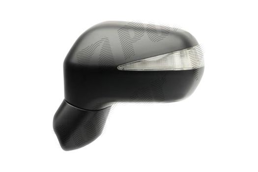 Oglinda exterioara Honda Civic (Fd) SEDAN, 10, 2005-12.2011, stanga/dreapta, culoare sticla crom, sticla convexa, cu carcasa neagra grunduita, ajustare electrica, 76251SMGG31