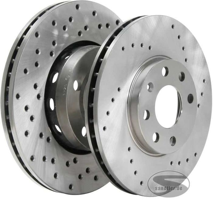 Discuri frana perforate fata BMW E30 316, 318i, 324d, 8/82-8/90