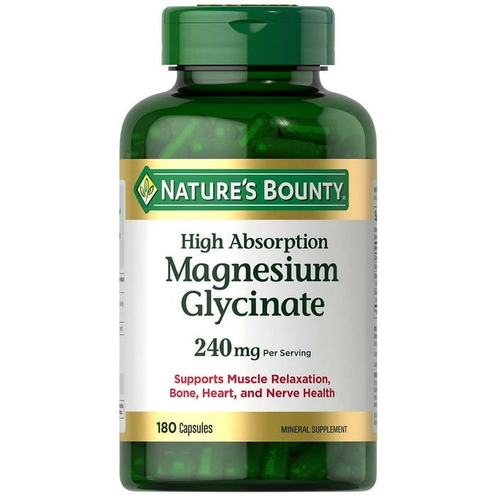 Nature's Bounty Magnesium Glycinate 180 капсулы