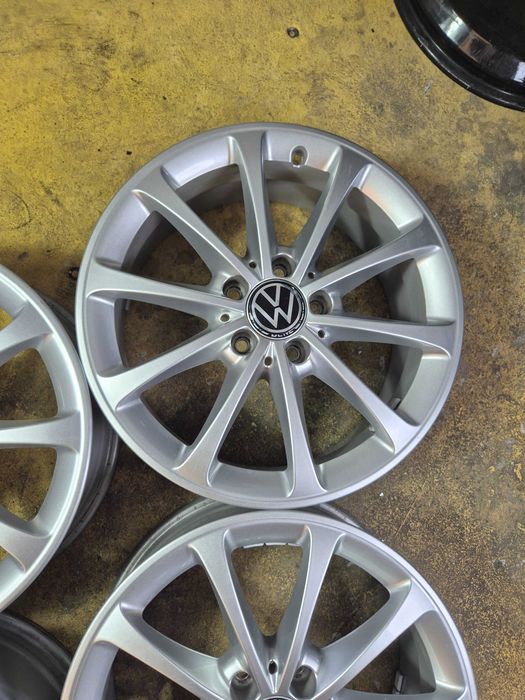 4 Jante Aliaj 5x112 17'' OE VW Golf Touran Sharan T-ROC Caddy Passat