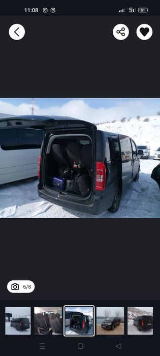 Такси горыи миневен Жак м3 8+1 тел 24/7 Амирсой чимган бочка